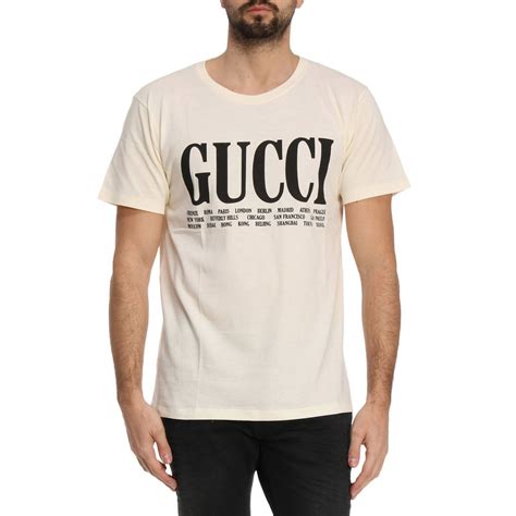 gucci t shirt mens white|gucci plain white t shirt.